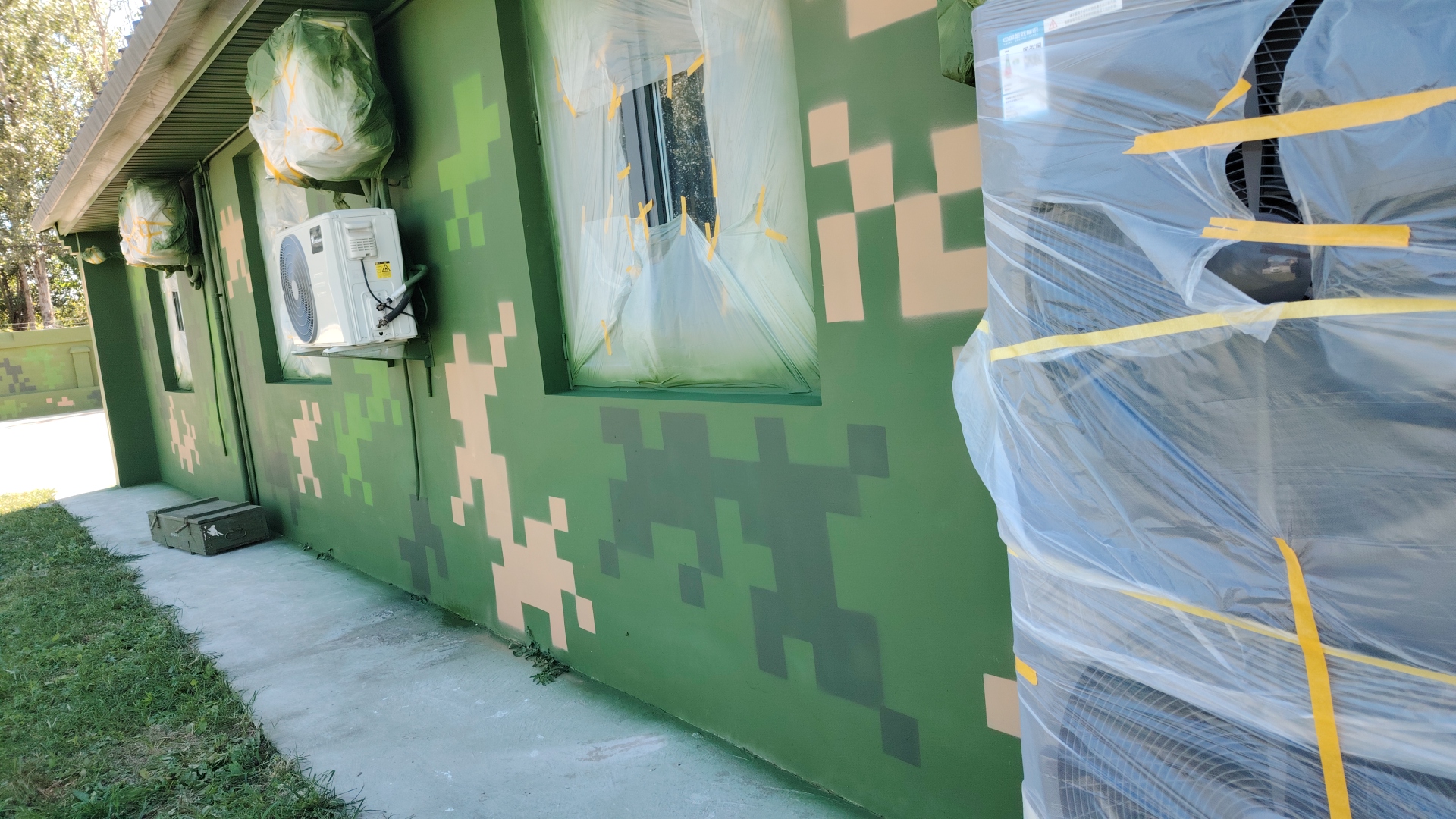 温州外墙迷彩漆施工多少钱 伪装迷彩漆